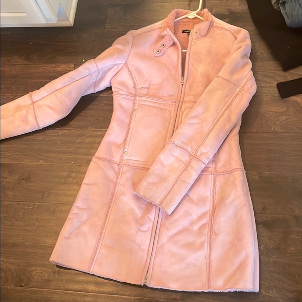 Pink soft thick bebe winter coat